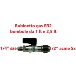 Rubinetto per bombola Freon...